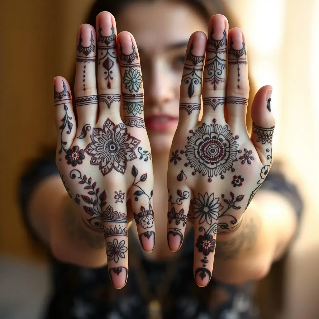 Henna Tattoo Placement Ideas for Female: Hands, Feet, and More
