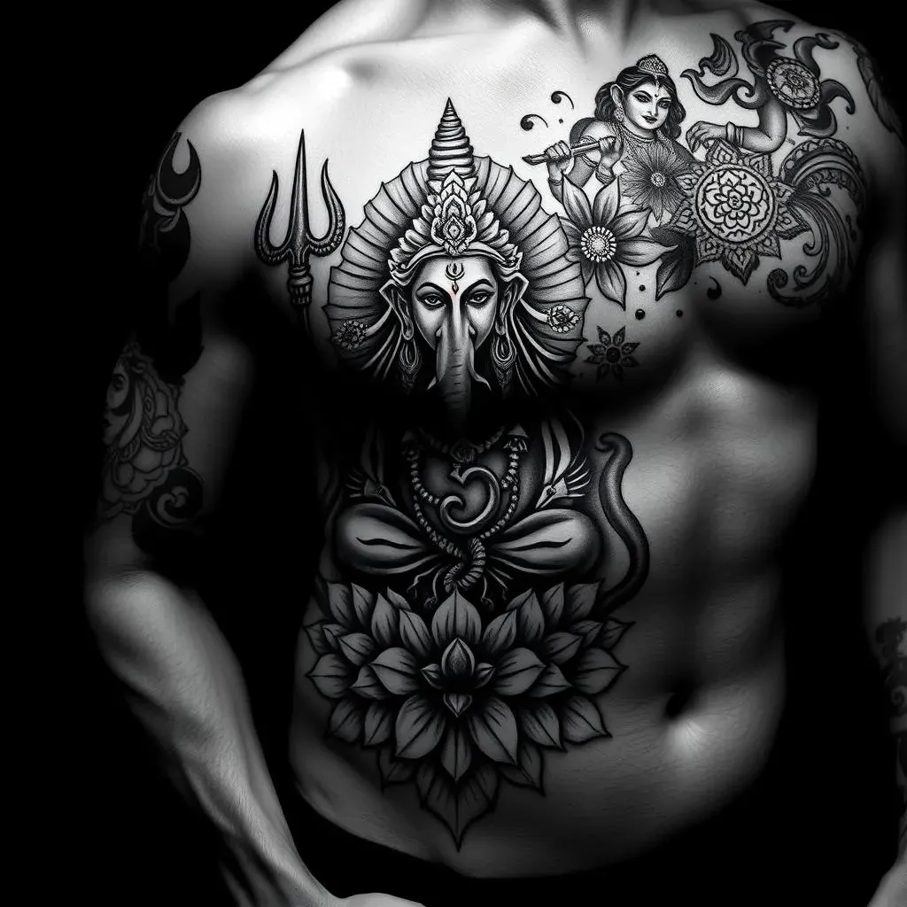 Powerful Hindu Tattoo Ideas for Men: Designs & Meanings