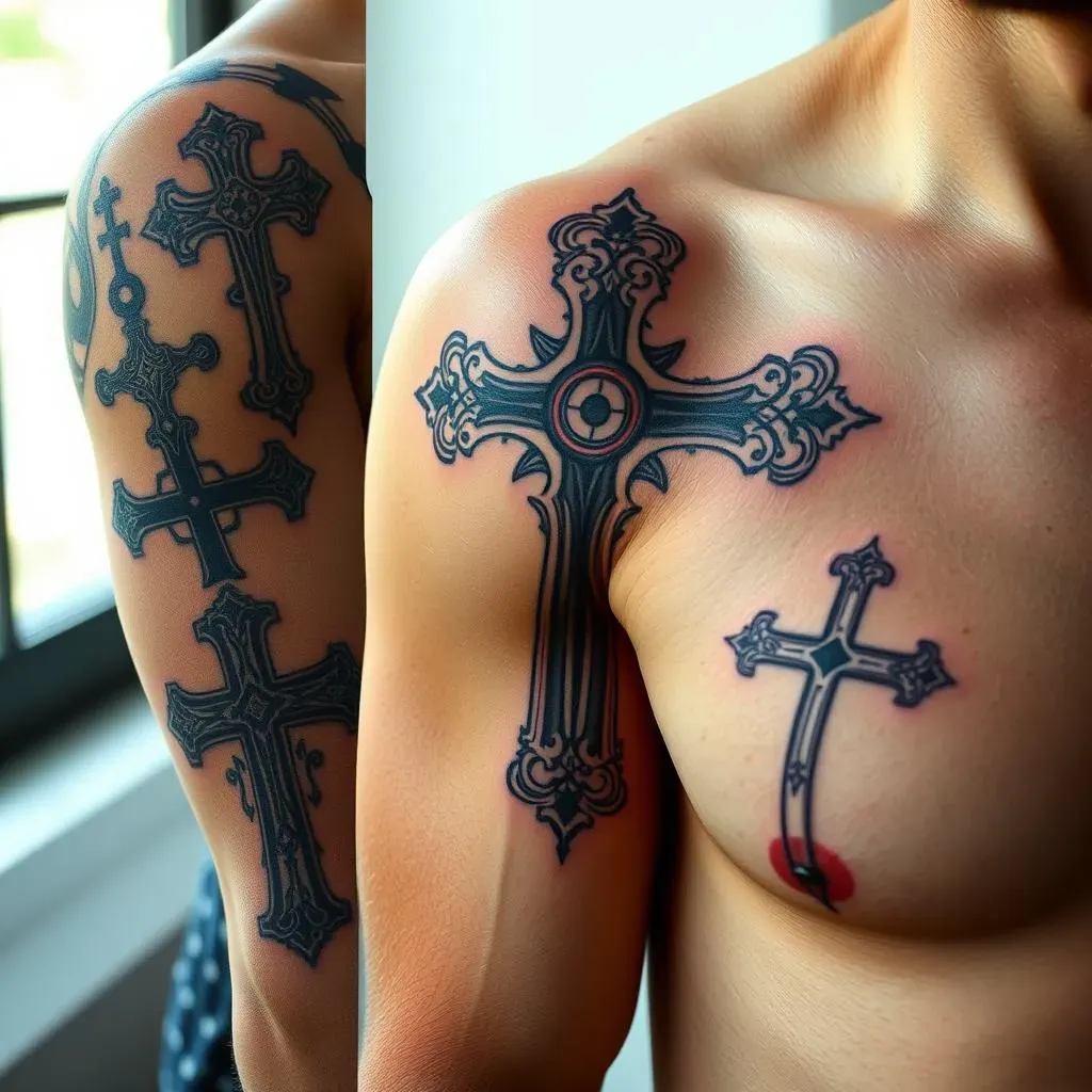 Ultimate Intricate Cross Tattoos for Men