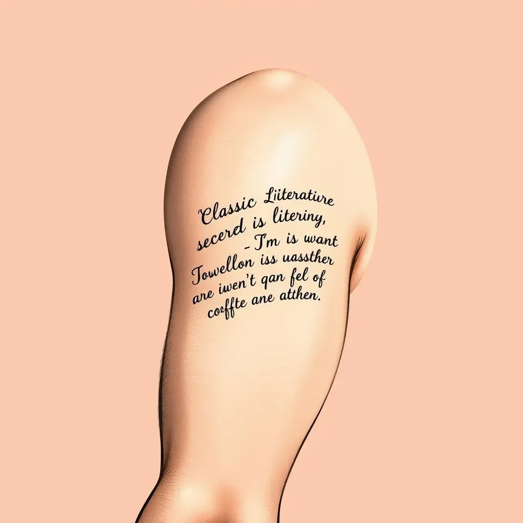 Ultimate Literary Quote Tattoos for Men