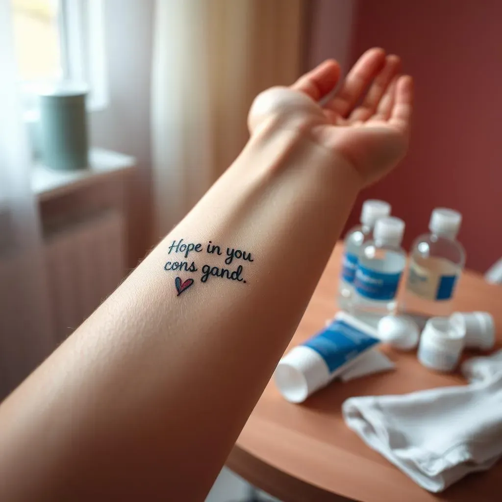 Maintaining Your Hope Quote Tattoo: Aftercare and Longevity