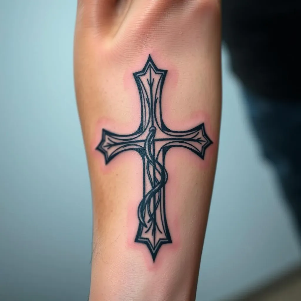 Meaning Behind Forearm Cross Tattoos