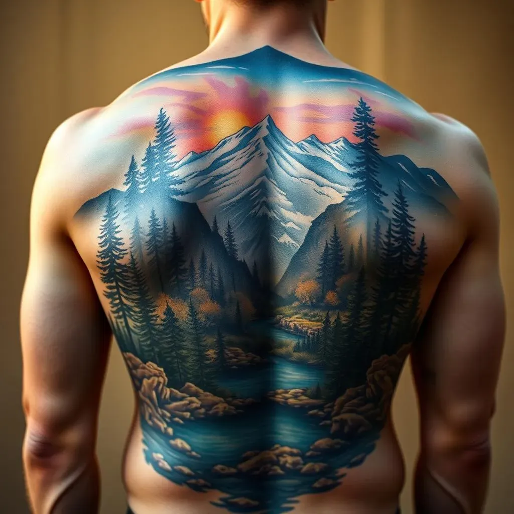 Ultimate Nature Back Tattoos for Men