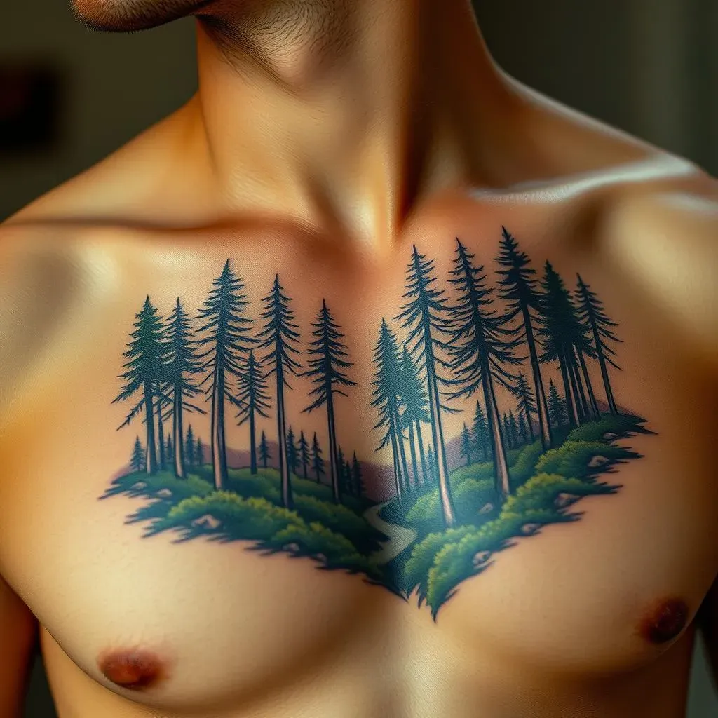 Ultimate Nature Chest Tattoos for Men