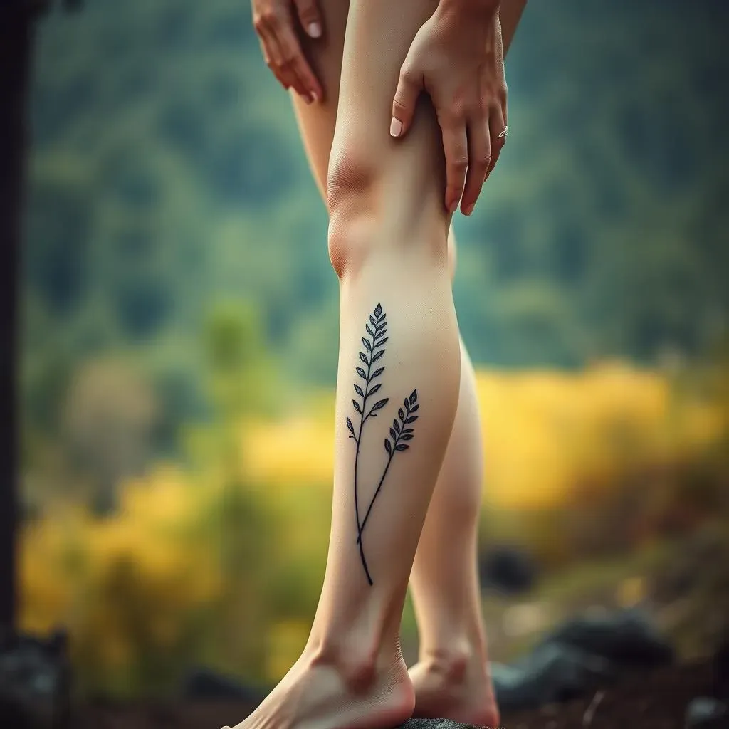 Nature Leg Tattoo Placement & Size:  Finding the Ideal Spot for Your Ink