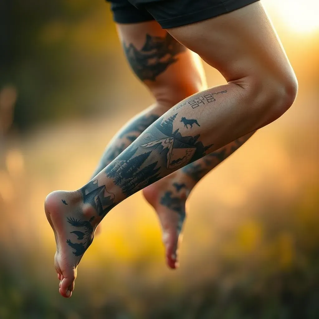 Ultimate Nature Leg Tattoos for Men