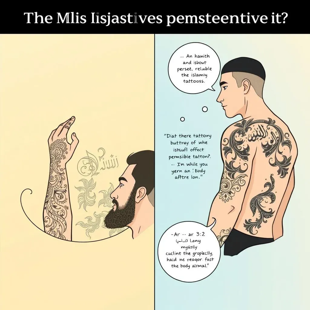 Navigating Islamic Perspectives on Tattoos for Men