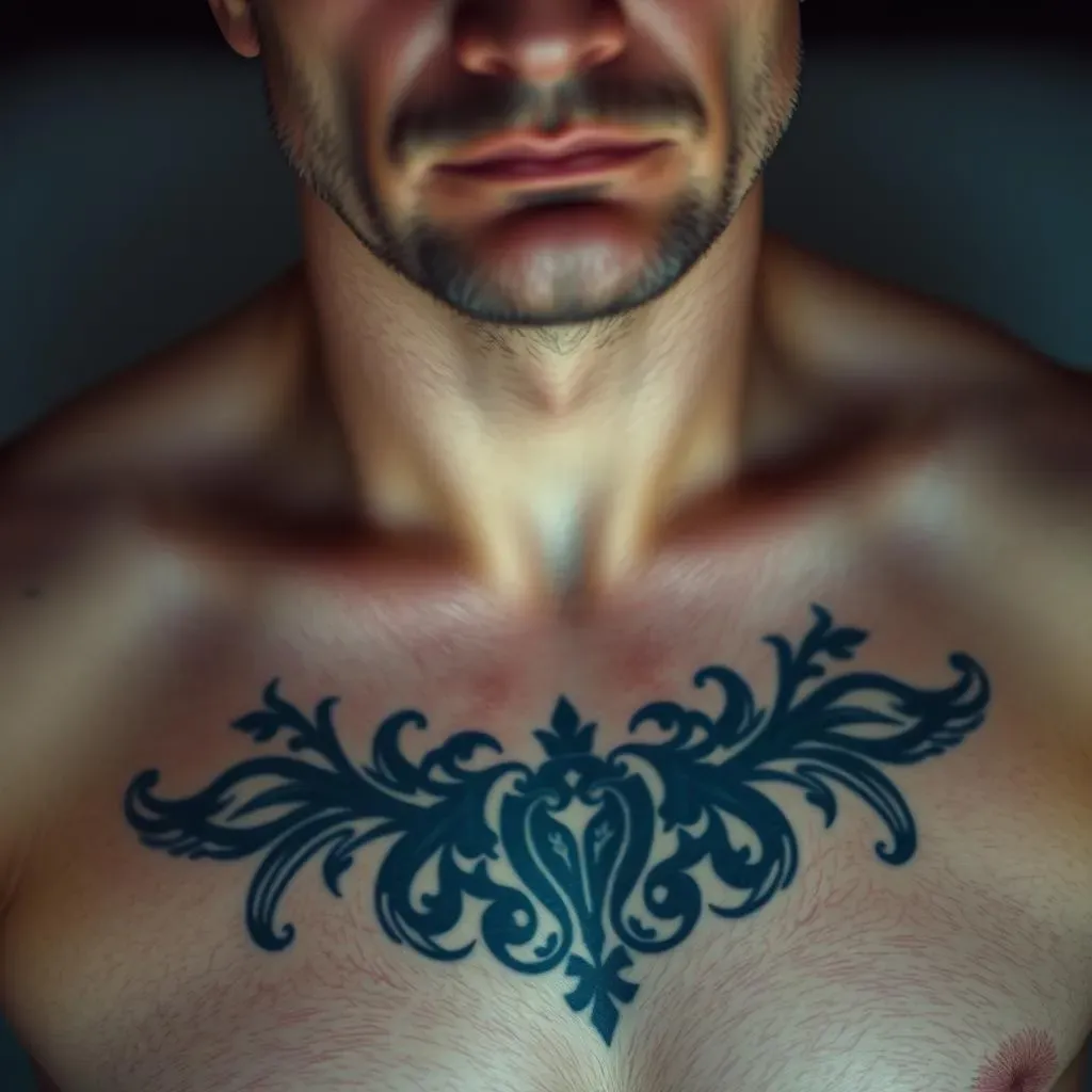 Pain, Healing, and Aftercare for Men's Cool Chest Tattoos