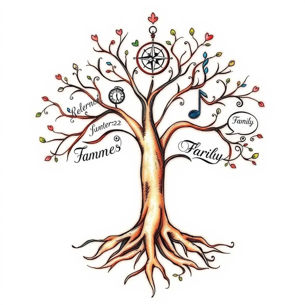 Personalizing Your Family Tattoo: Names, Dates, and Unique Elements