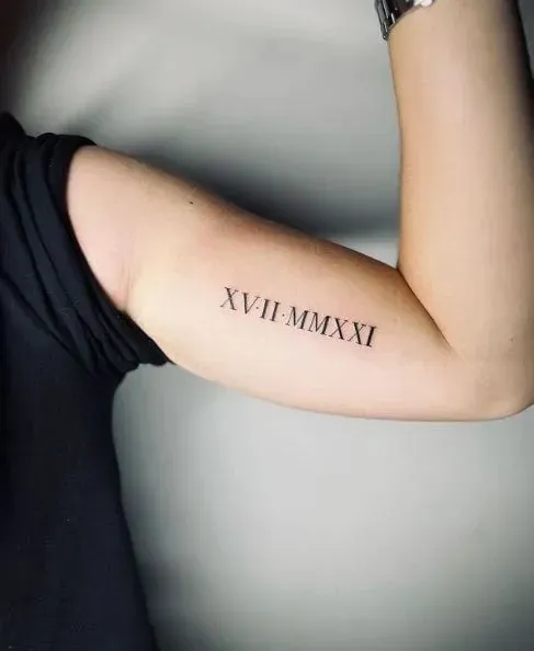 Picking the Perfect Date or Number for Your Roman Numeral Tattoo
