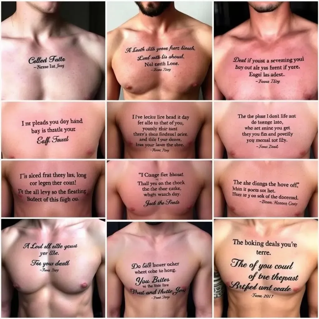 Placement and Design: Making Your Death Quote Tattoos for Men Unique