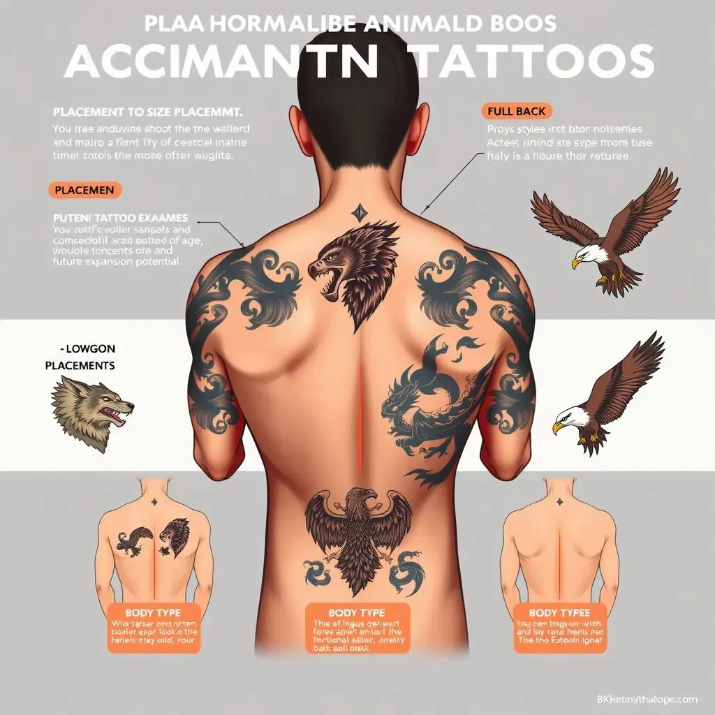 Placement and Size Considerations for Back Animal Tattoos