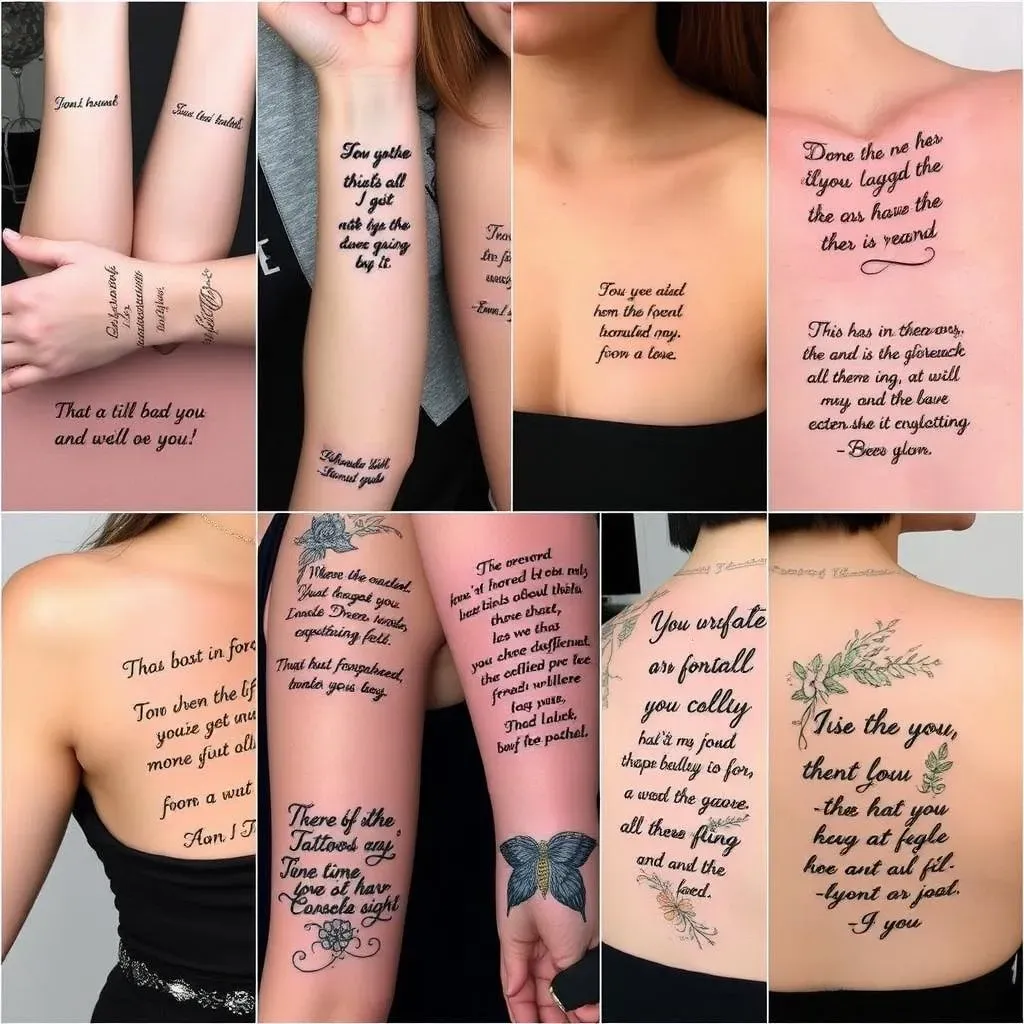 Placement and Style: Making Your Literary Quote Tattoos Unique