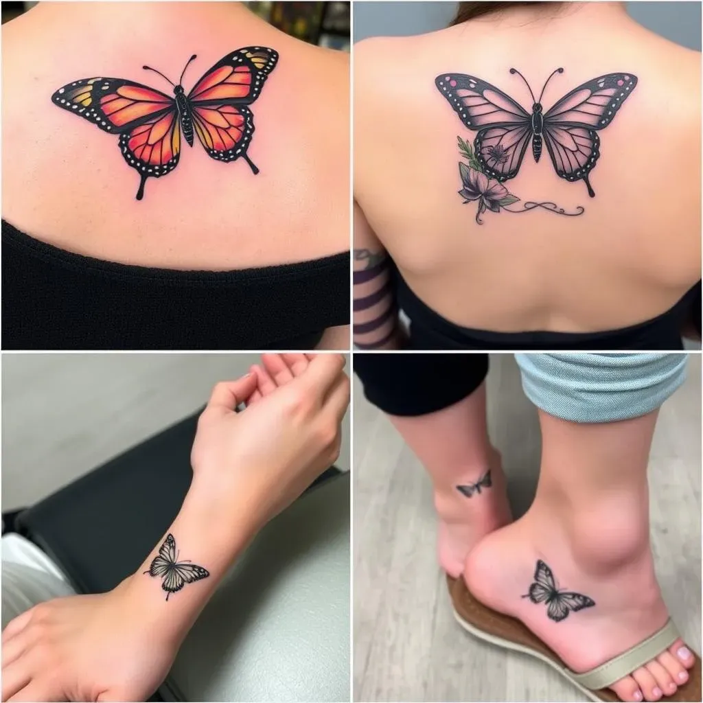 Placement Ideas for Butterfly Tattoo Designs