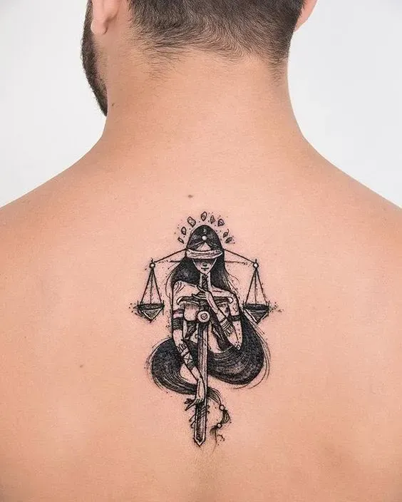 Placement Ideas for Tattoo Designs Libra Sign