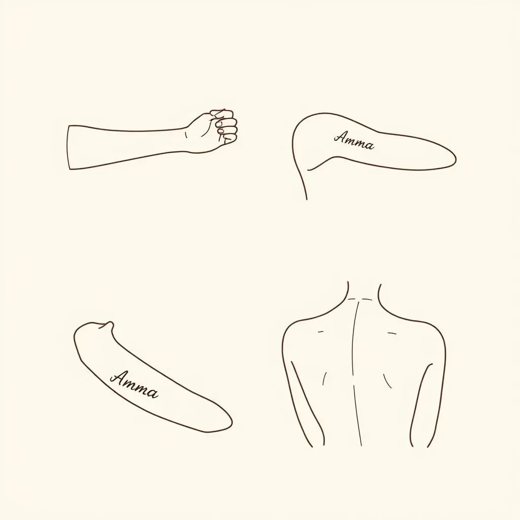 Placement Ideas for Your Amma Tattoo