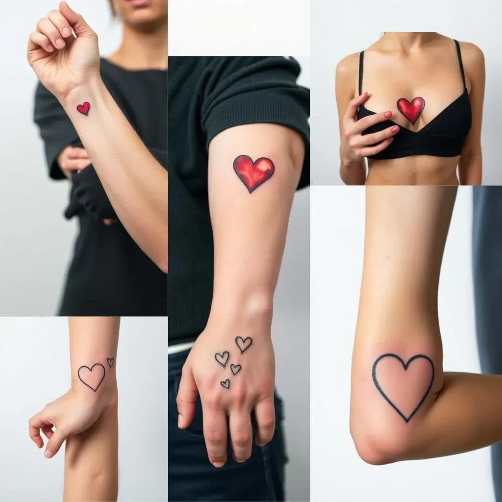 Placement Ideas for Your Heart Tattoo Designs