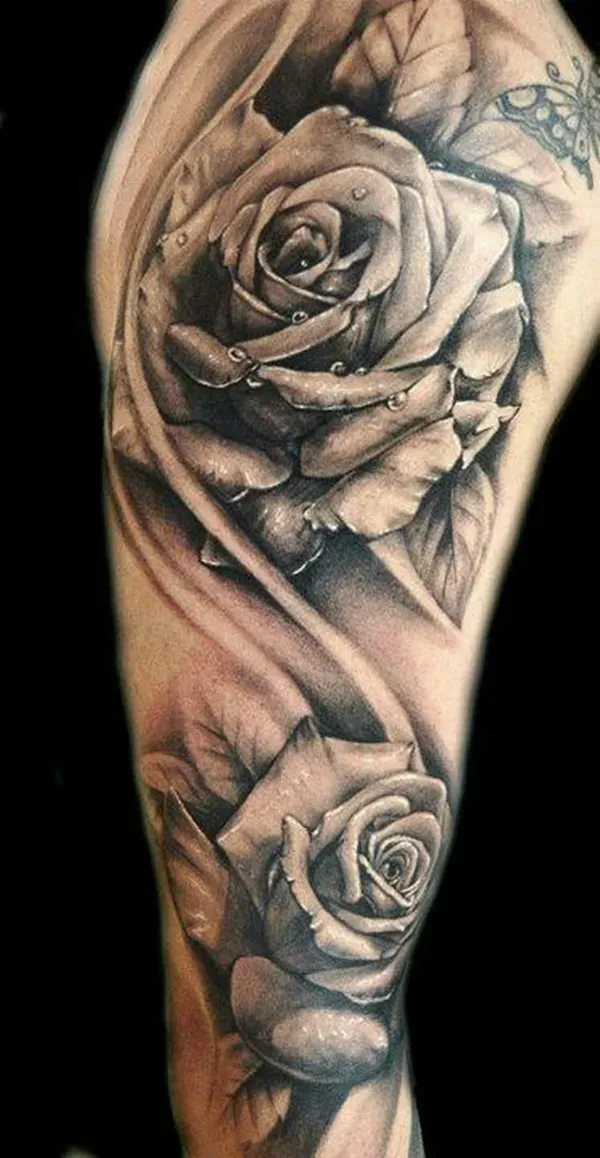 Placement Ideas for Your Rose Tattoo Design