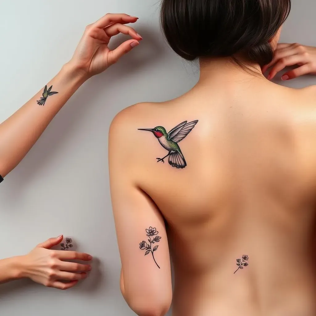 Placement is Key: Best Spots for Your Hummingbird and Flower Tattoo