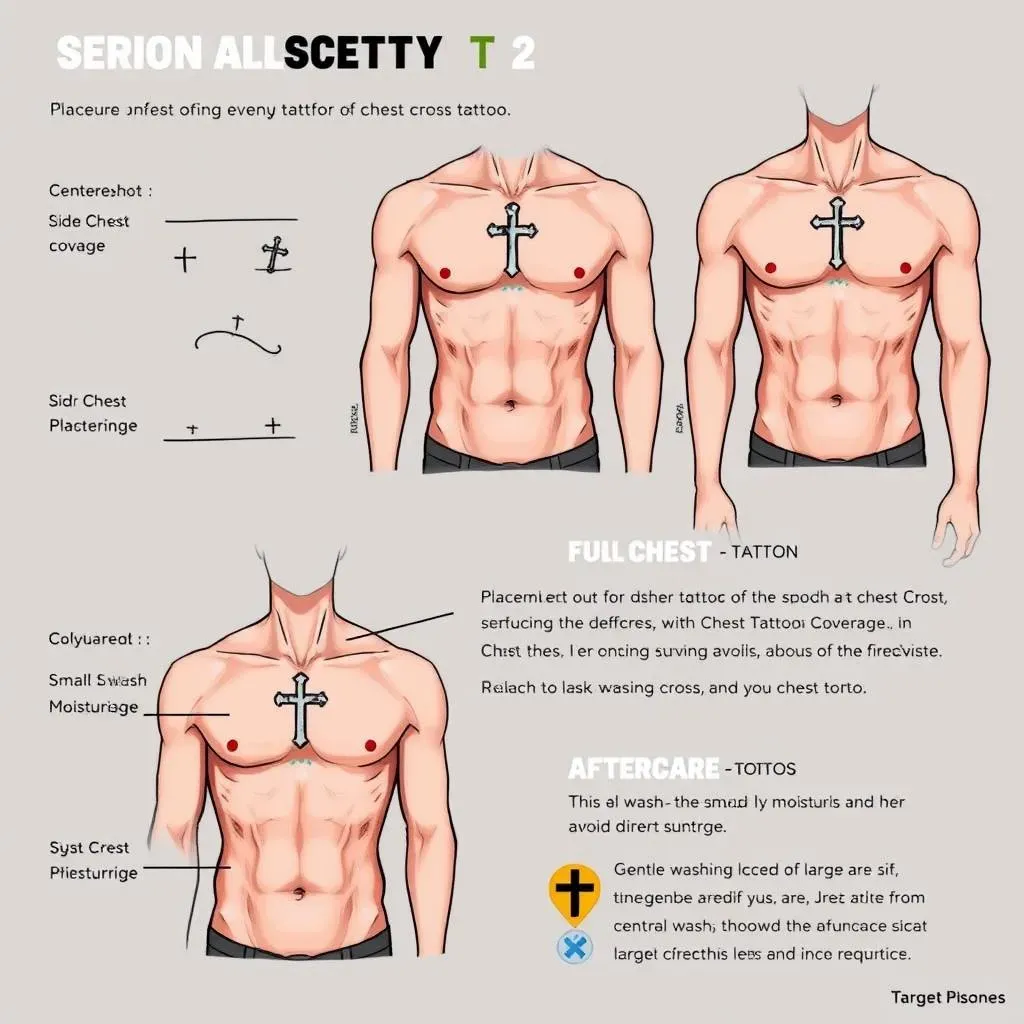 Placement, Size, and Aftercare for Your Chest Cross Tattoo