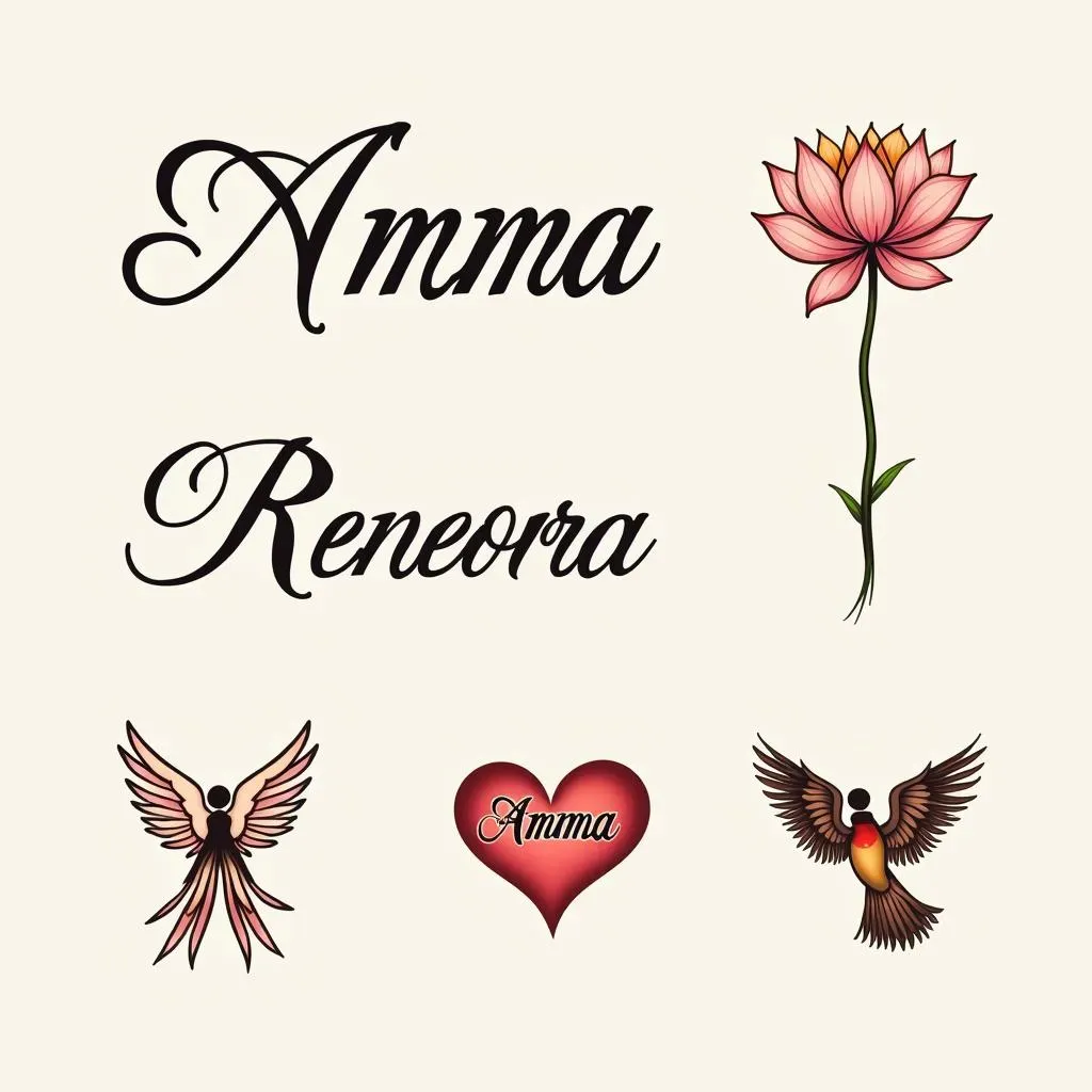 Popular Amma Tattoo Design Ideas and Styles