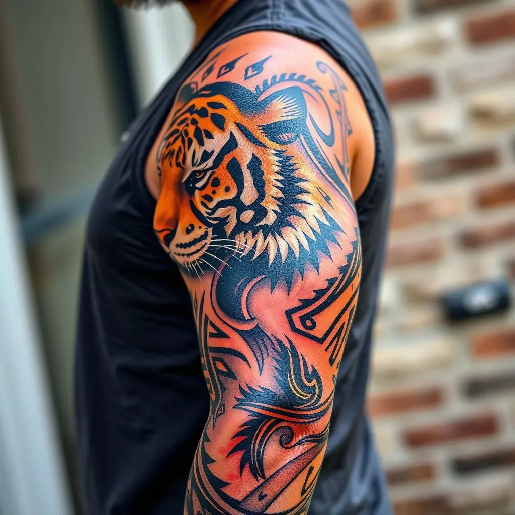 Popular Animal Sleeve Tattoo Styles for Men