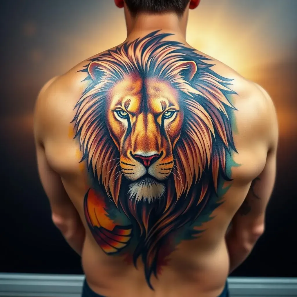 Popular Animal Tattoo Designs for Men's Backs