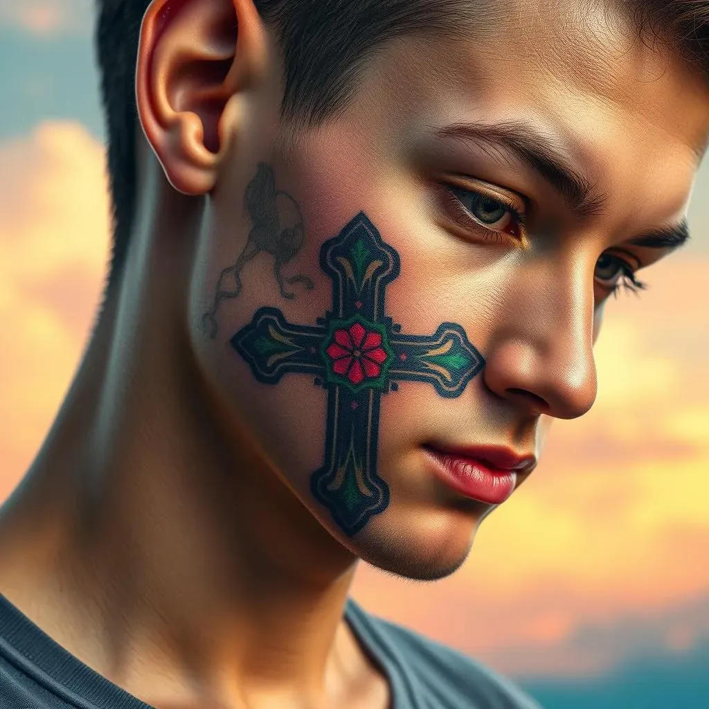 Popular Color Choices for Cross Tattoos