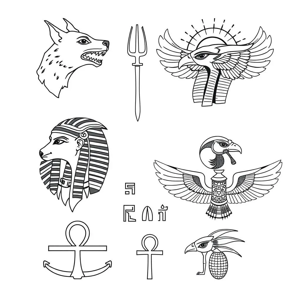 Popular Egyptian Tattoo Designs: Gods, Hieroglyphs, and More
