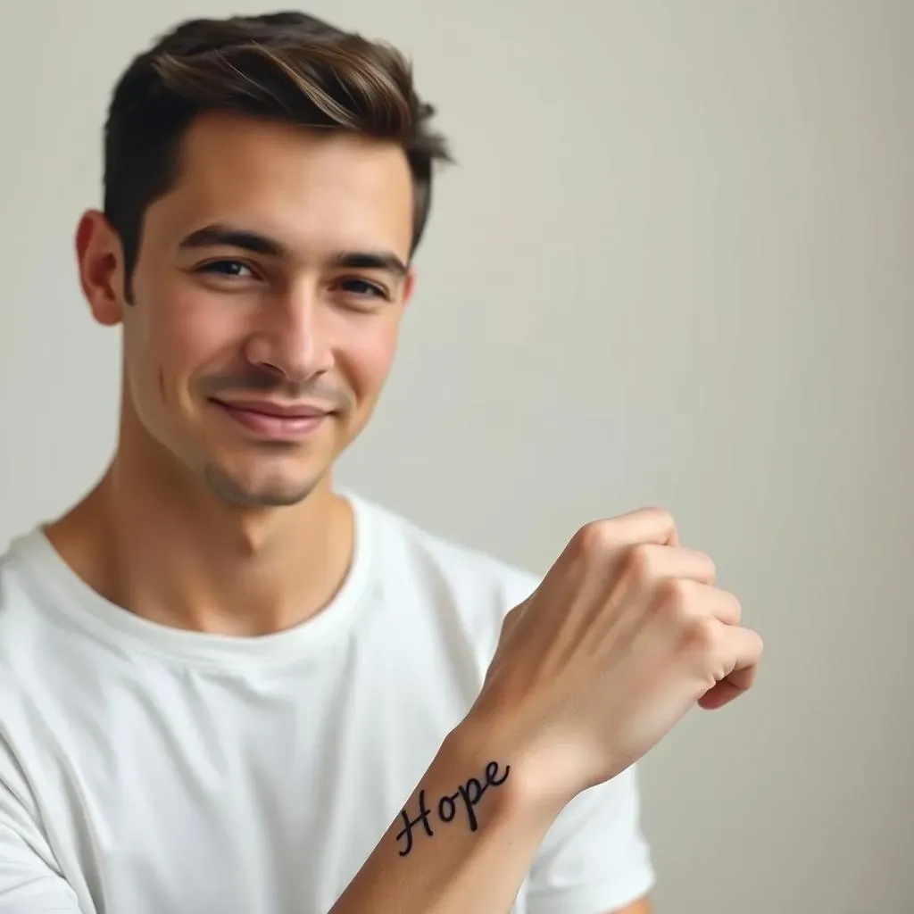 Popular Hope Quote Tattoo Styles for Men: From Minimalist to Bold