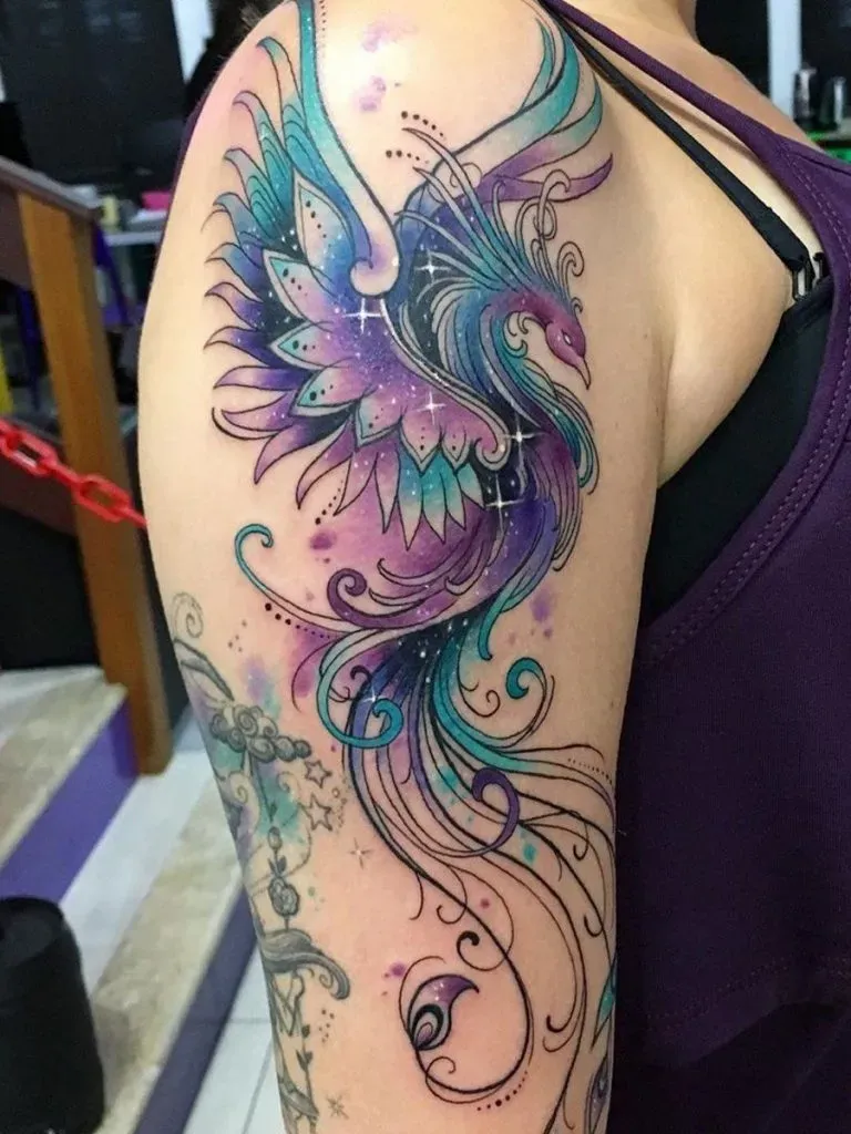 Popular Phoenix Tattoo Designs Female Styles and Variations