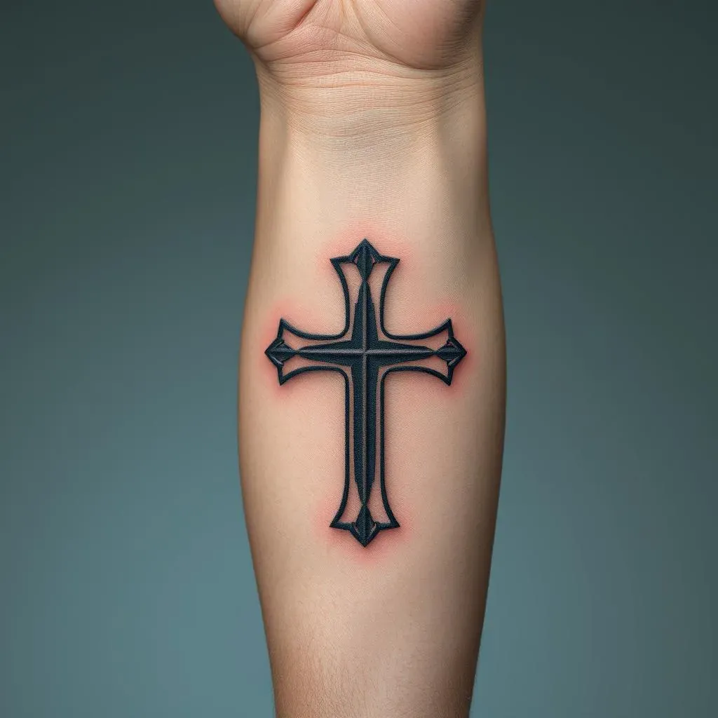 Popular Placements for 3D Cross Tattoos