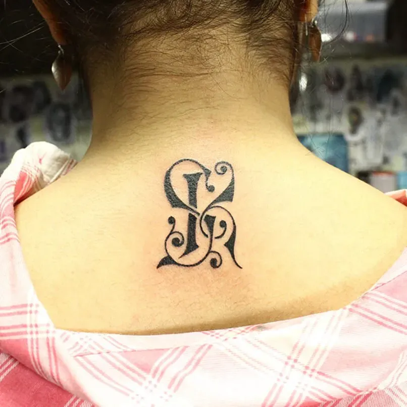 Popular Placements for Your Initial Tattoo Design