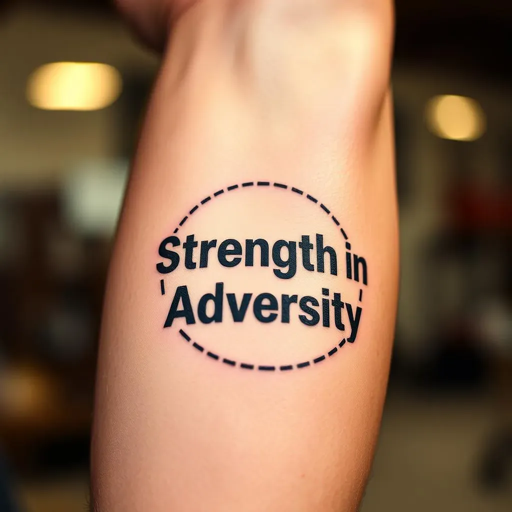 Popular Quote Tattoo Styles for Men's Forearms