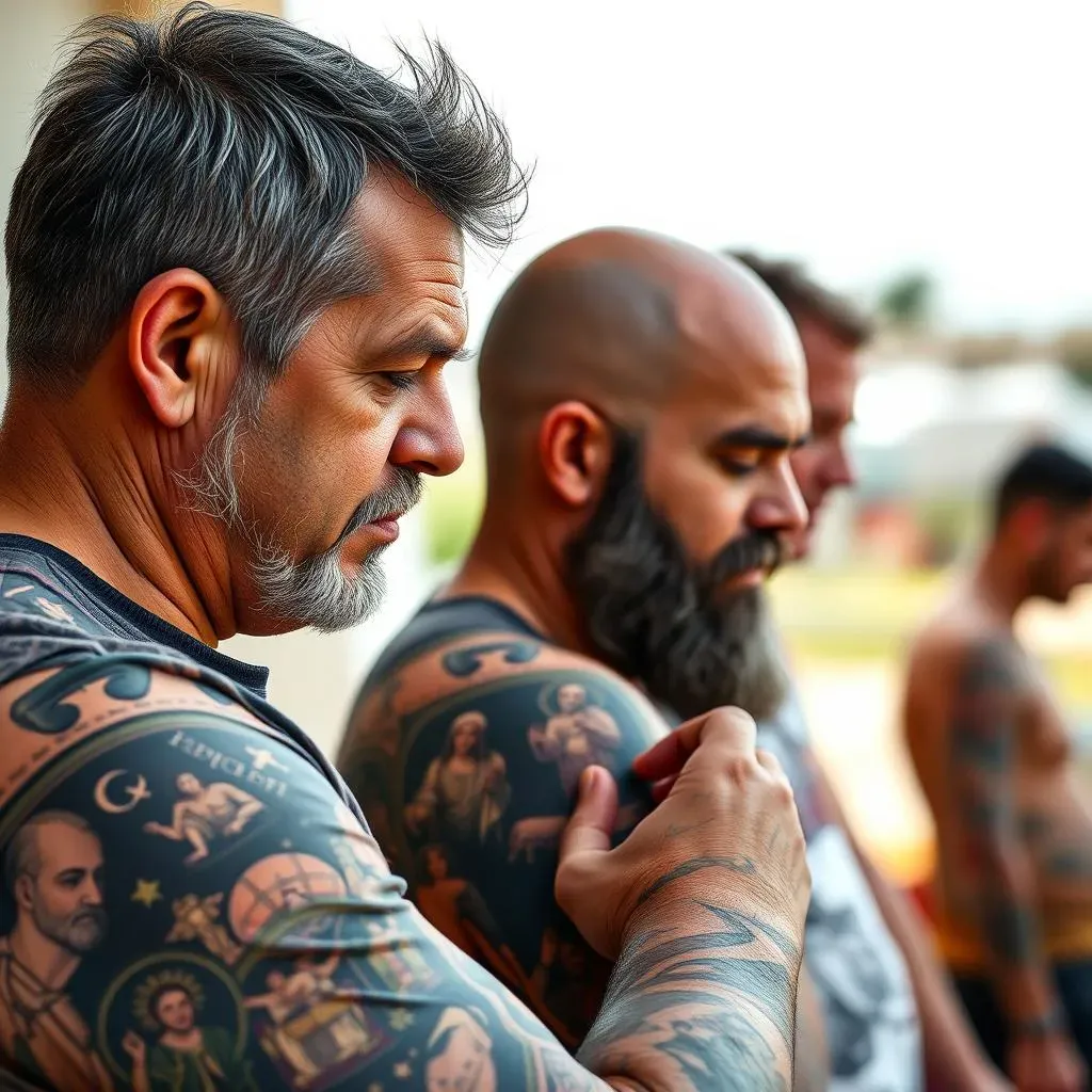 Popular Religious Sleeve Tattoo Designs for Men