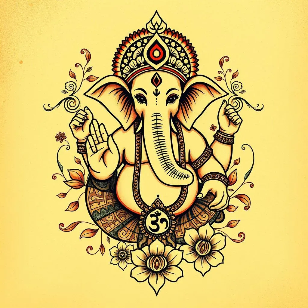 Popular Styles for Ganesh Tattoo Designs: From Traditional to Tribal