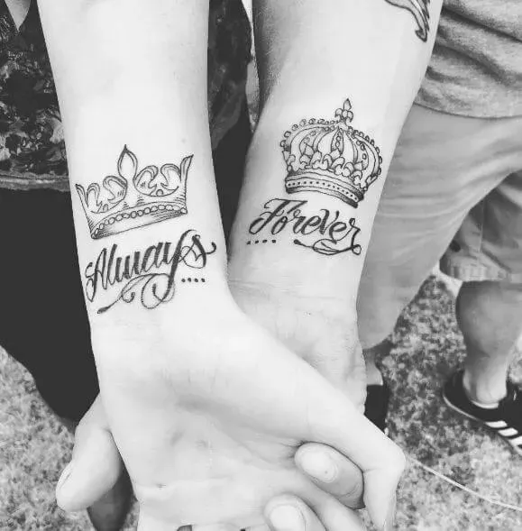 Popular Styles for Tattoo Designs Queen and King