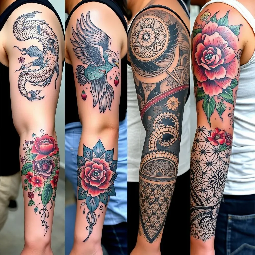 Popular Themes and Styles for Half Sleeve Tattoos