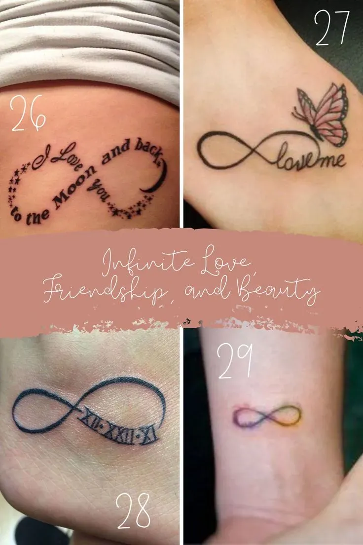 Popular Twists on Classic Infinity Tattoo Designs