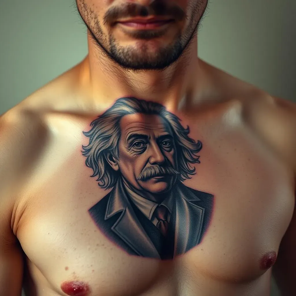 Ultimate Guide: Portrait Chest Tattoos for Men