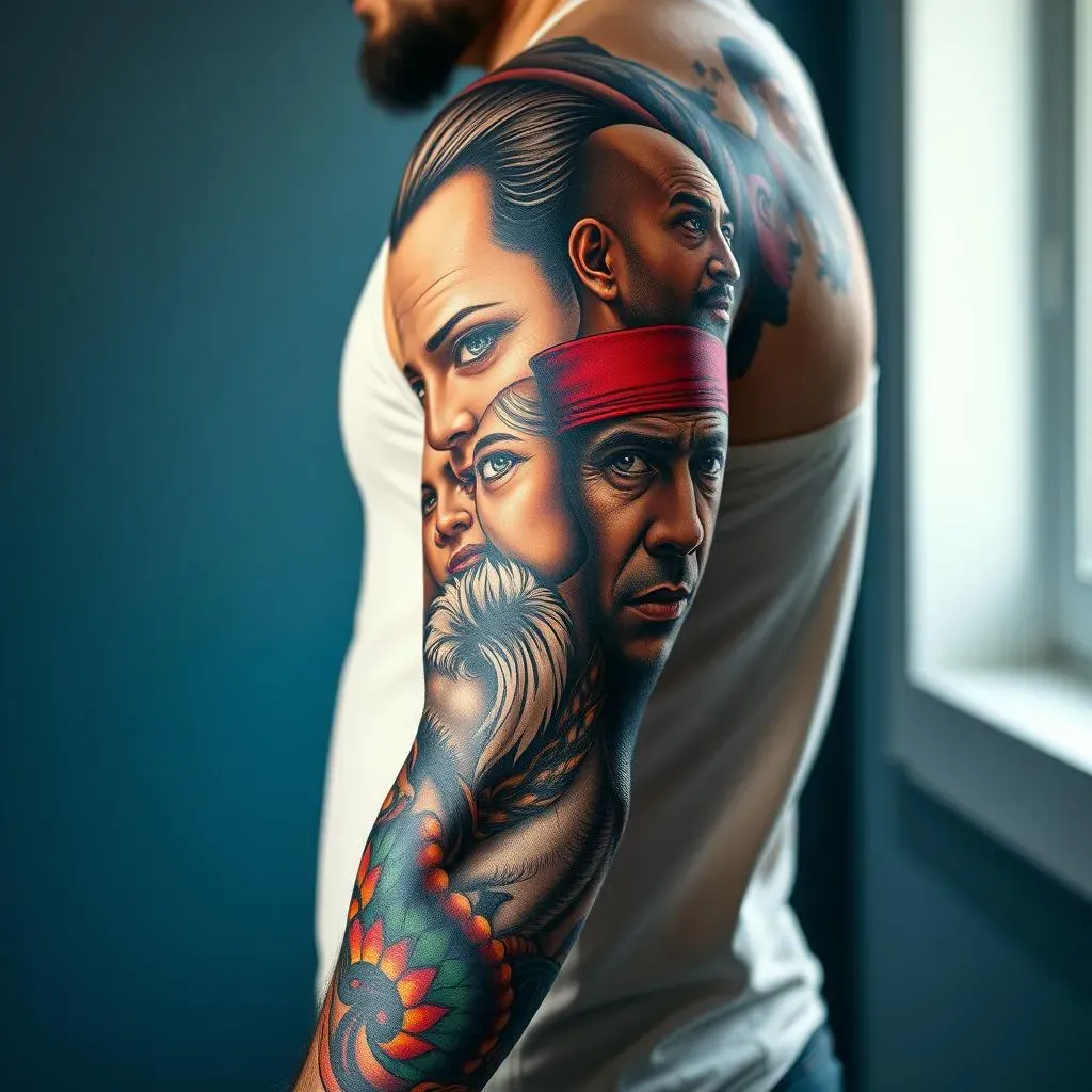 Ultimate Portrait Sleeve Tattoos for Men