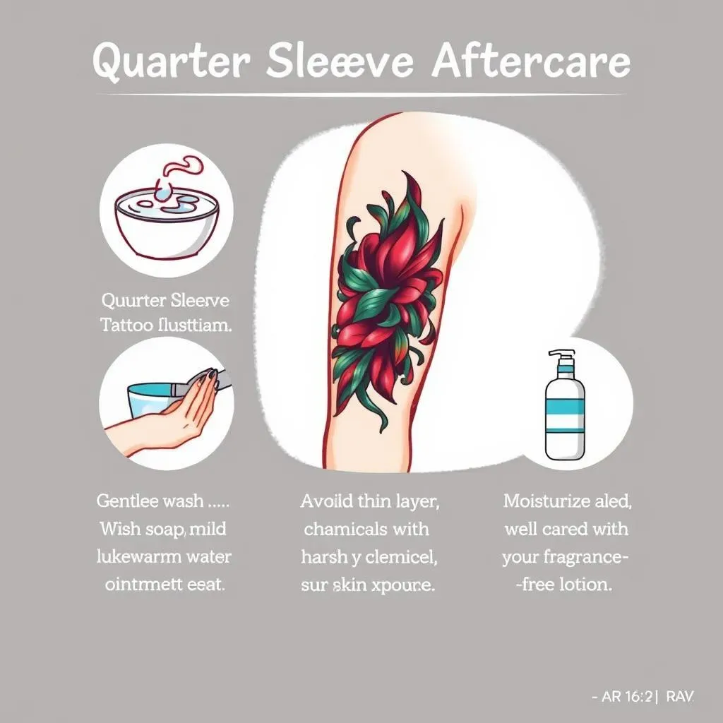 Quarter Sleeve Tattoo Aftercare: Tips for a Stunning Result