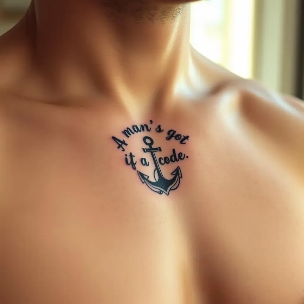 Ultimate Guide: Quote Chest Tattoos for Men