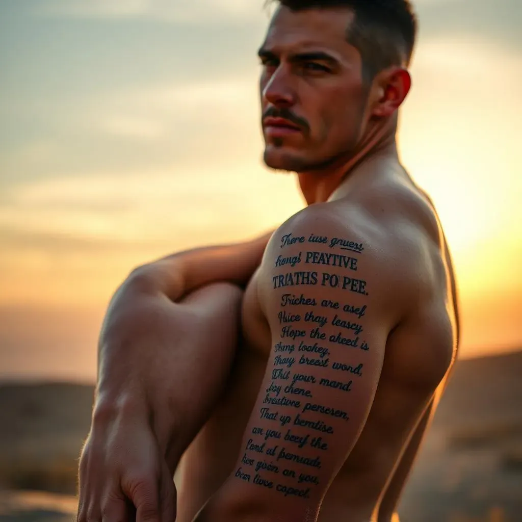 Ultimate Guide: Quote Tattoos for Men About Hope