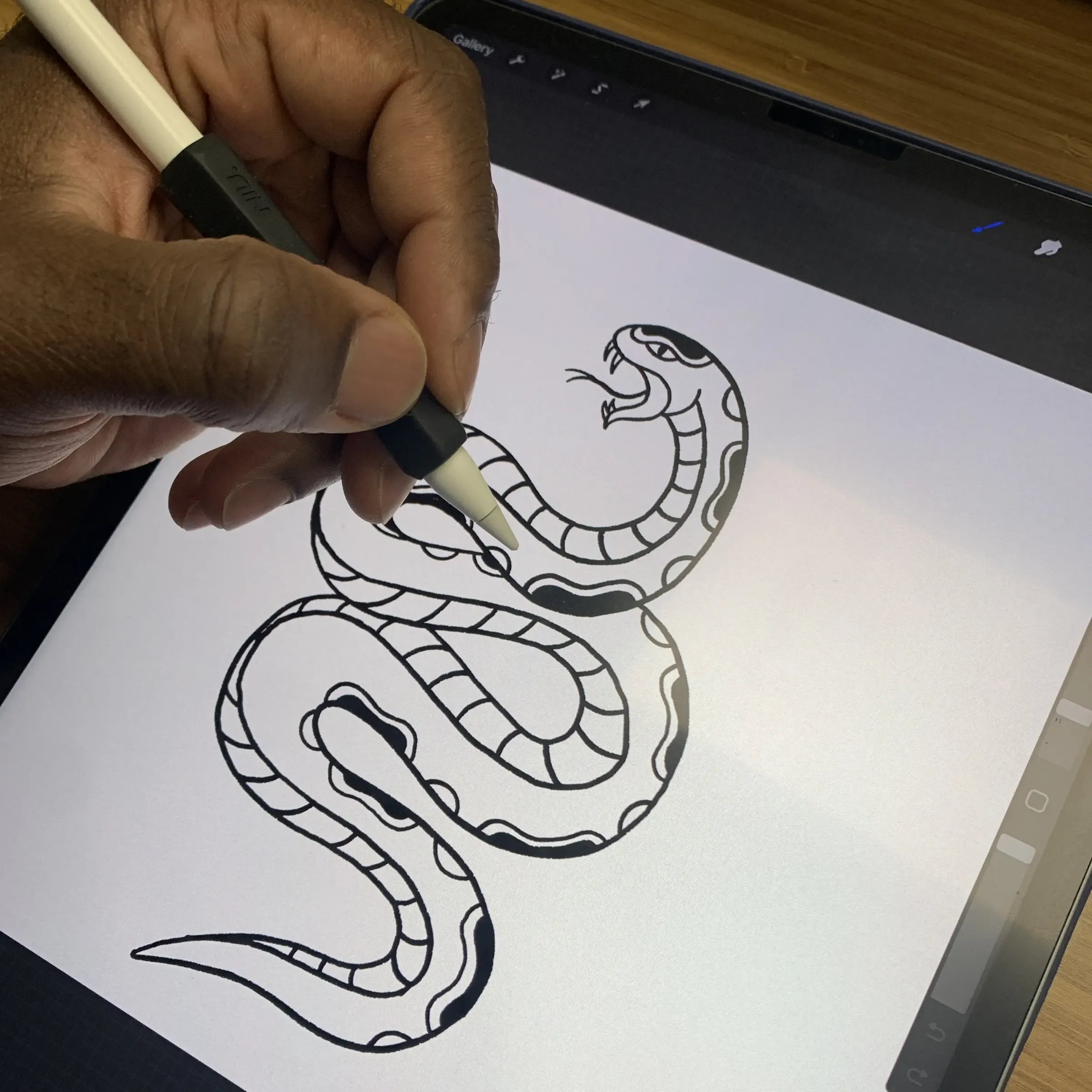 Realism and Texture in Tattoo Designs Procreate