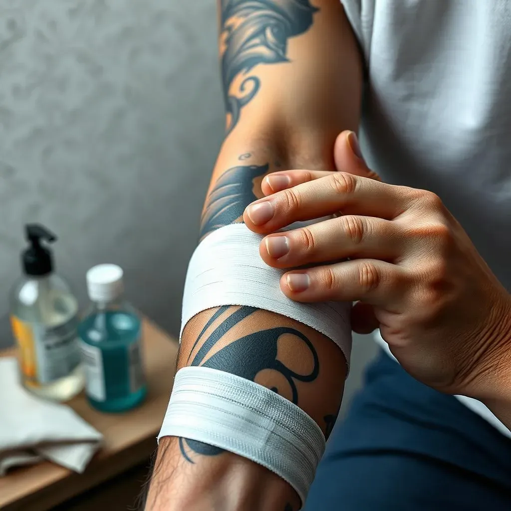 Realistic Sleeve Tattoo Aftercare and Maintenance for Men