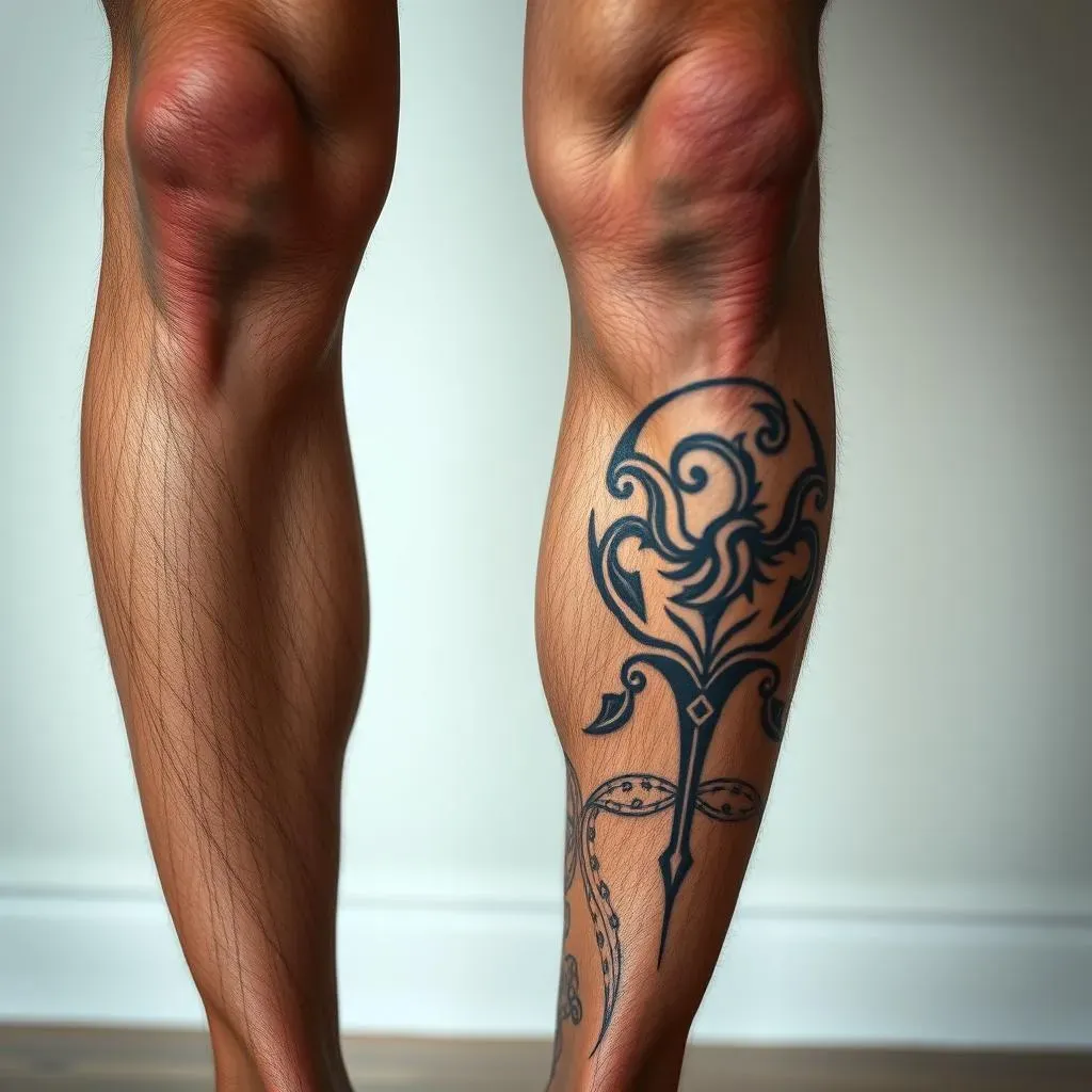 Ultimate Shin Tattoos for Men