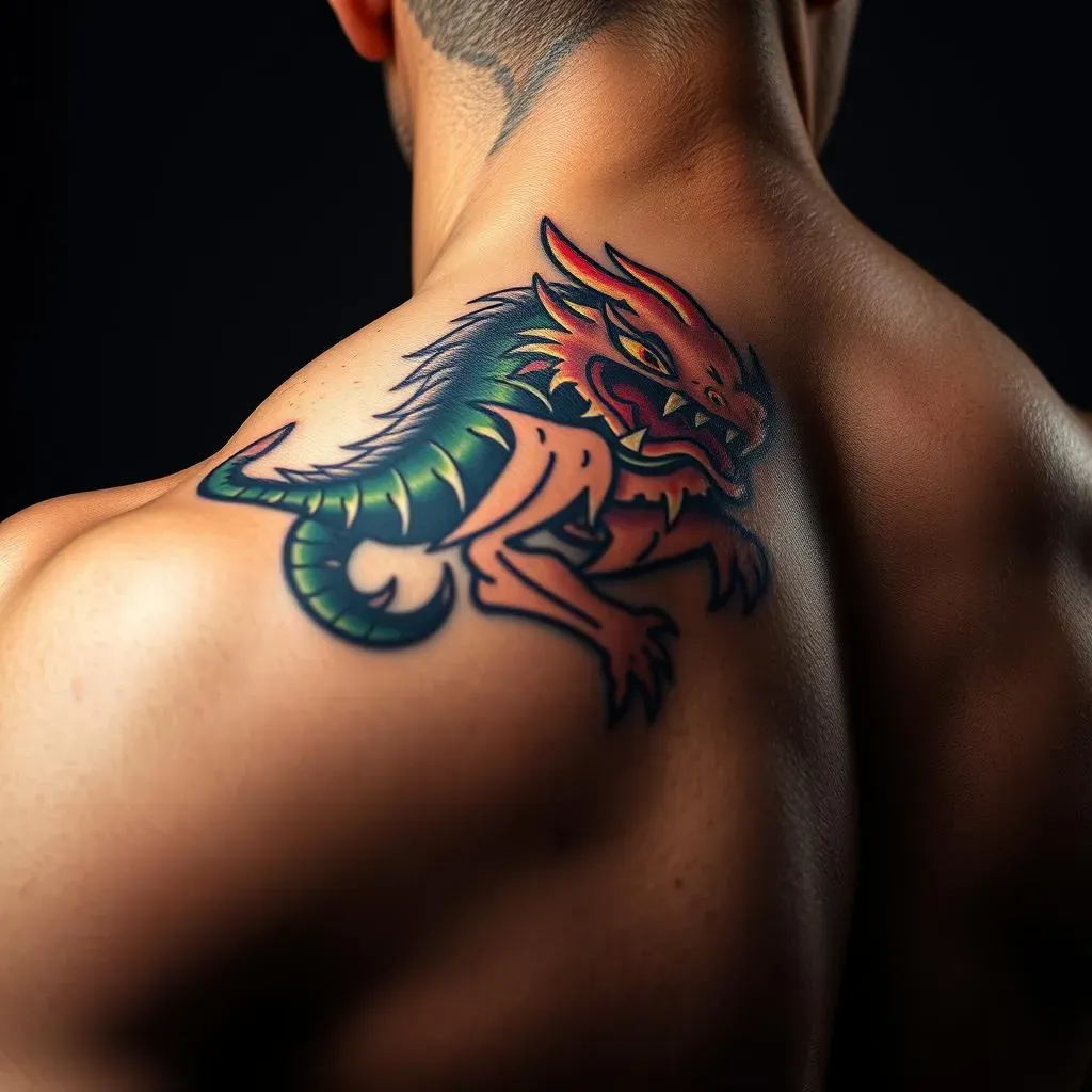 Ultimate Shoulder Blade Tattoos for Men