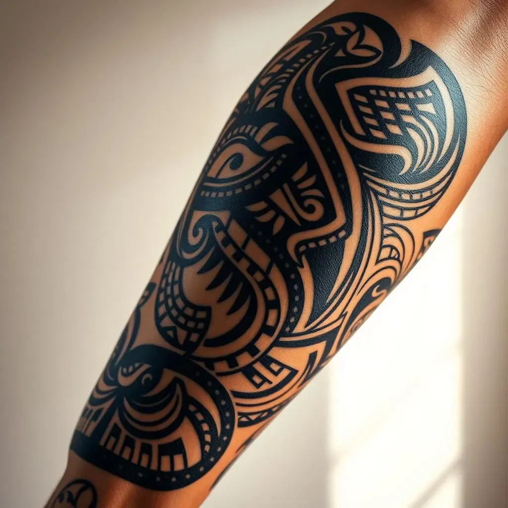 Showcasing the Best Cool Leg Tattoos for Men: Inspiration Galore