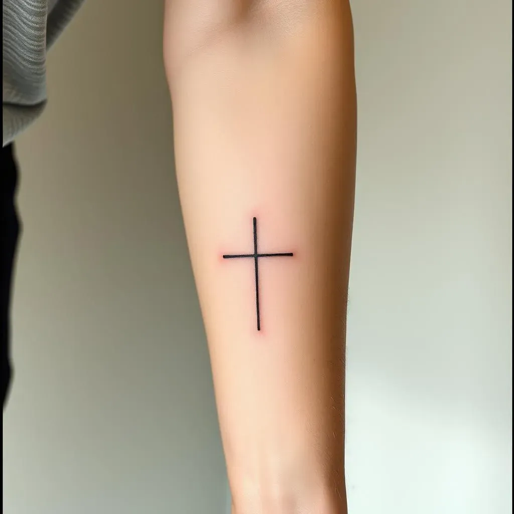 Ultimate Guide: Simple Cross Tattoos for Men